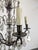 Brown Six-Light Chandeliers with Polychrome Crystal Drops, Set of 2 For Sale - Image 8 of 18
