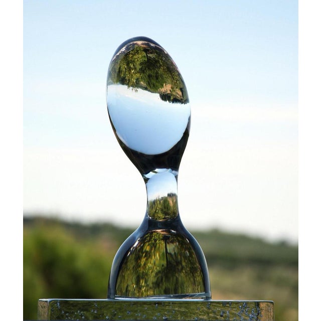 Abstract Bust Sculpture in Transparent Glass by Livio Seguso For Sale - Image 12 of 18