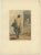 Antique print titled 'Kauft Dinten! - De l'Encre!'. Old profession print depicting an ink seller. This print originates...