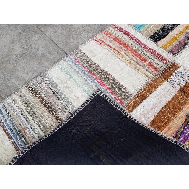 Vintage Anatolian Wool Runner Rug For Sale - Image 4 of 10