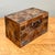 Brown Vintage Wood Mosaic Box For Sale - Image 8 of 17
