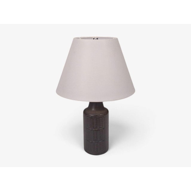 Søholm Stentøj, Table Lamp, Brown Glazed Stoneware, Denmark, 1960s For Sale - Image 4 of 10