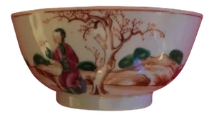 1785 - 1800 English New Hall Porcelain Tea Set Waste Bowl