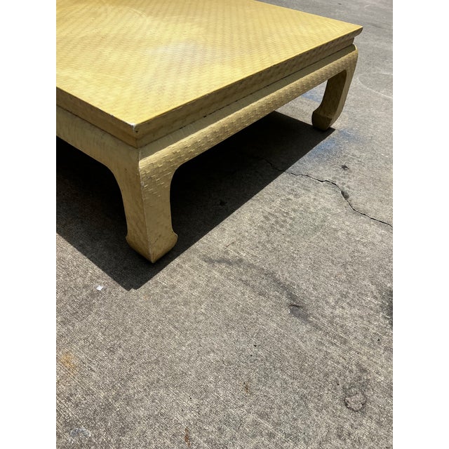 Wood 1970s Baker Coffee Table With Ming Legs For Sale - Image 7 of 10