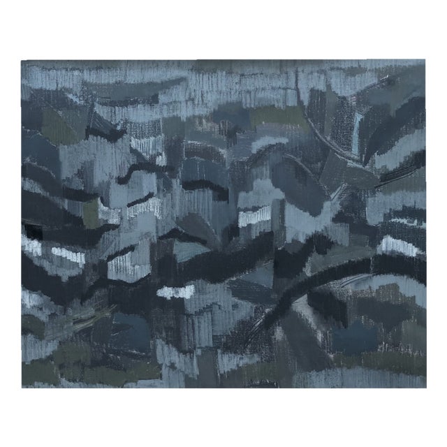 Lison Favarger, Grisaille, Pastel on Paper, Framed For Sale