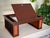 Vintage MCM Mid Century Modern Adjustable Reading Table Bed Desk Breakfast Tray Magazine Rack Sculptural Wood Laptop Stand For Sale - Image 12 of 12