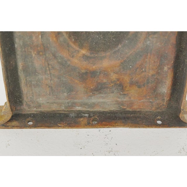 Vintage Brass Theater Seat Decorative Aisle Base For Sale - Image 9 of 9
