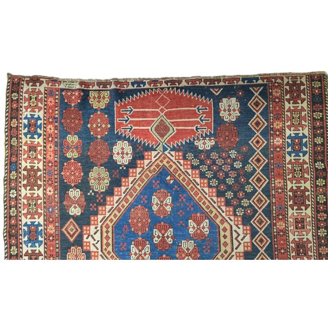 Antique Hand-Knotted Caucasian Gallery/ Runner Rug. For Sale - Image 4 of 18