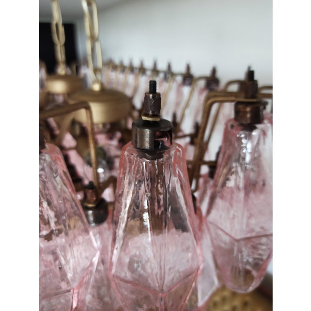 Murano Poliedri Chandelier by Carlo Scarpa, 1990 For Sale - Image 12 of 18