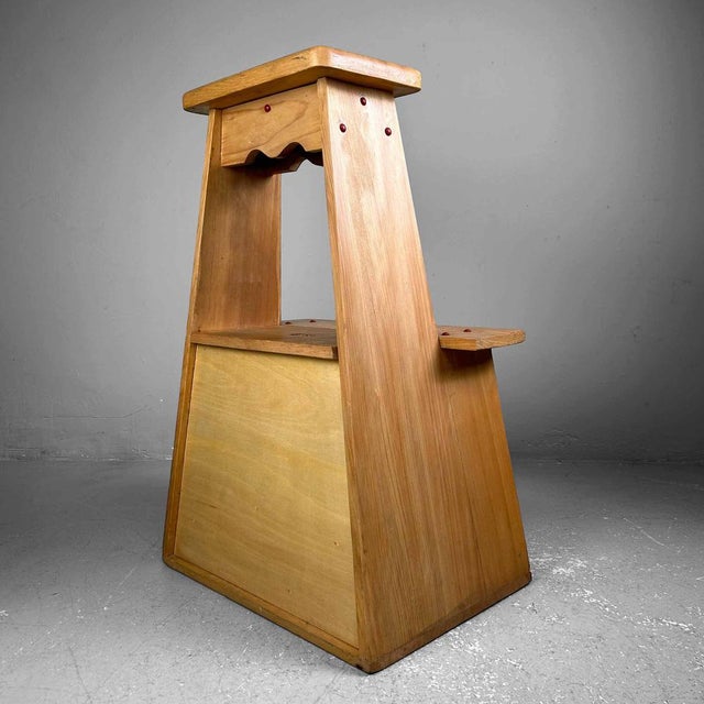 Wooden Fumidai Stepping Stool, Japan, 1970s For Sale - Image 9 of 15