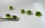 Chartreuse Vintage Swedish Green Glass Knobs, 1960s, Set of 6 For Sale - Image 8 of 11