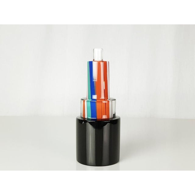 Multi-Colored Murano Glass Advertisement Paperweight by VeArt for Pirelli, 1980s For Sale - Image 6 of 9