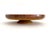 Custom red granite lazy Susan which spins on a wood composite base. A heavy and solid piece.