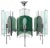 Large Italian Glass Chandelier in the style of Fontana Arte, 1960s For Sale