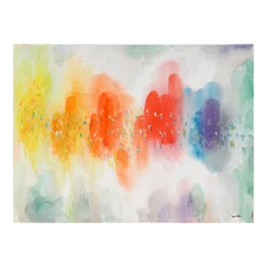 Bright & Whimsical Abstraction 20th Century Watercolor