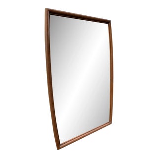 1950s John Stuart Mid-Century Modern Hanging Wall Mirror For Sale