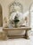 Vintage Italian Floral Encrusted Ceramic Vase – Glossy Sage Green Hand-Sculpted Rose Urn For Sale - Image 10 of 12