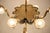 Gold Big Art Deco Chandelier in Brass, 1930s For Sale - Image 8 of 14