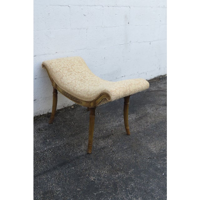 This beautiful Bench made out of wood, and upholstery. This wonderful Stool has a French Shabby Chic style and design, and...