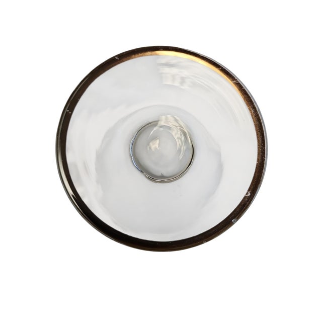 Metal 19th Century French Opaline Vase With Boucher's La Musette For Sale - Image 7 of 7