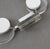 Judith Hendler Transparent and White Acrylic Neck-Ring Necklace For Sale - Image 12 of 13