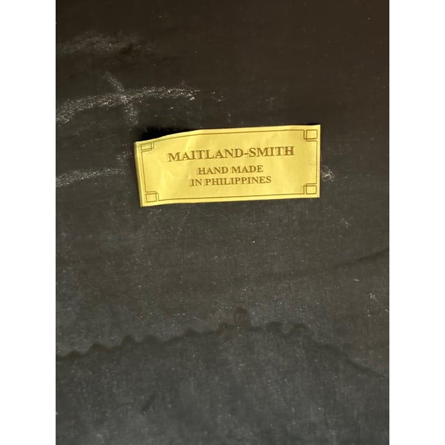 Maitland Smith Baroque Renaissance Revival Style Green Faux Marble Console Table For Sale - Image 10 of 10