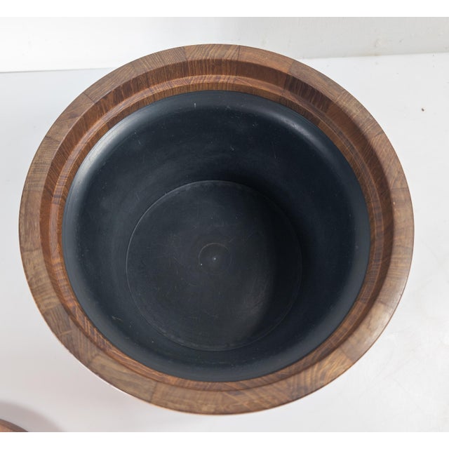 Brown Mid-Century Danish Modern Teak Ice Bucket by Dansk For Sale - Image 8 of 13