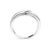 Early 21st Century Men's .925 Sterling Silver 1/6 Cttw 3 Stone Diamond Band Ring (H-I Color, I1-I2 Clarity) - Ring Size 10 For Sale - Image 5 of 7
