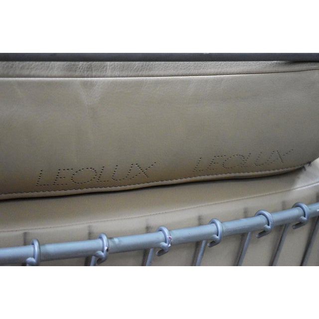 Tan Vintage Volare Two-Seater Sofa in Leather by Jan Armgard for Leolux, 1990s For Sale - Image 8 of 11