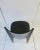 Italian Designer Postmodern Black Lacquer Wood and Leather Side Chair For Sale - Image 9 of 13