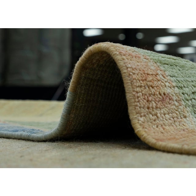 Tan Turkish Oushak Rug 9'3" x 12'5" #18629 For Sale - Image 8 of 8