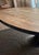 Difficult to find and expertly crafted, this solid, reclaimed wood and cast-iron coffee table is a true showstopper!...