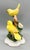 Yellow Vintage Italian Ceramic Yellow Bird Figurine With Applied Flowers and Foliage – Traditional, Cottage For Sale - Image 8 of 14