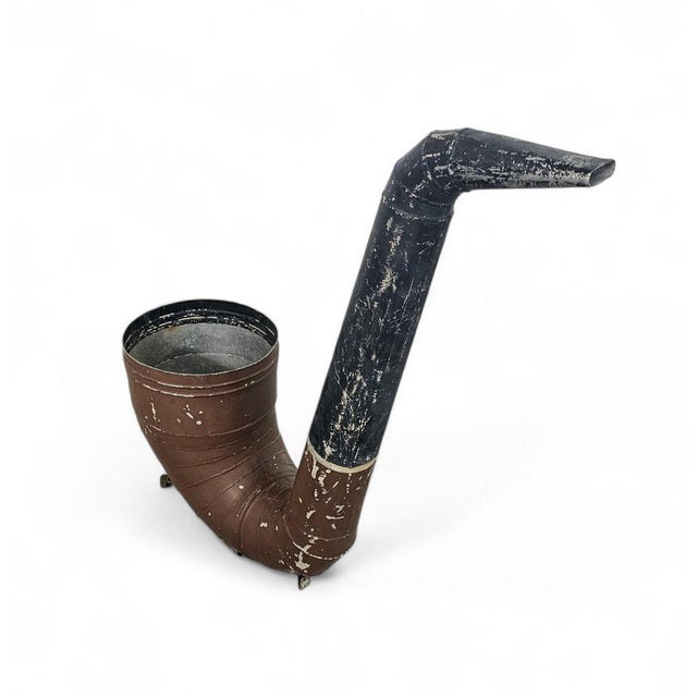 Large Zinc Pipe, 1973 For Sale - Image 4 of 18