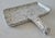 Vintage: C.1950's-60's, Dr. Douglas Ironstone enameled, splatter-motif handled bread, baking pan. Makers markings on the...
