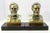 1960s Traditional Americana Solid Brass Abraham Lincoln Bust Bookends on Walnut Bases – A Pair For Sale In San Diego - Image 6 of 15