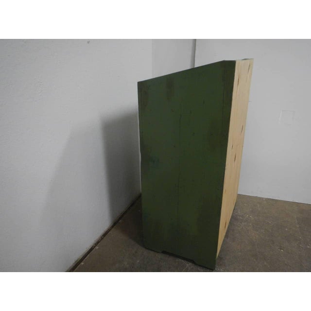 Forest Green Vintage Textile Industry Buffet, 1960s For Sale - Image 8 of 13