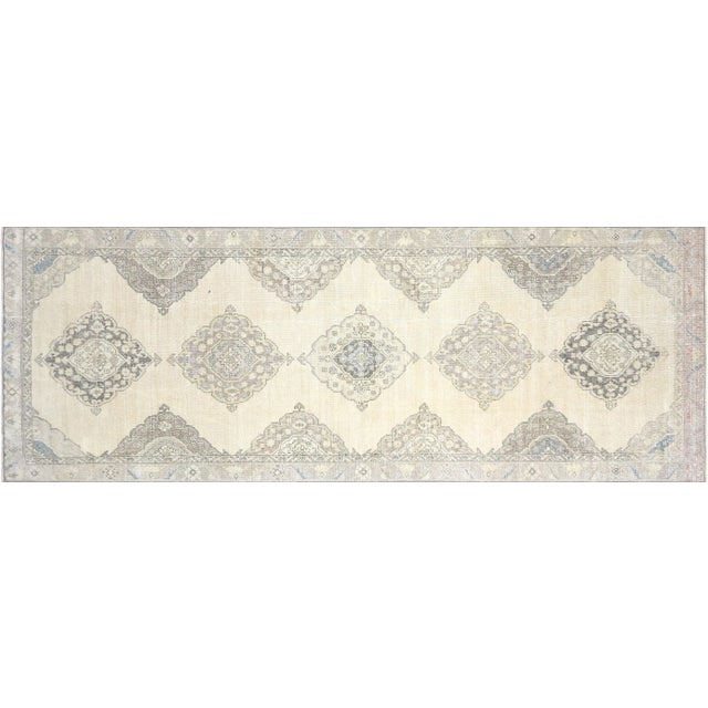 Textile 1960s Turkish Oushak Rug For Sale - Image 7 of 7