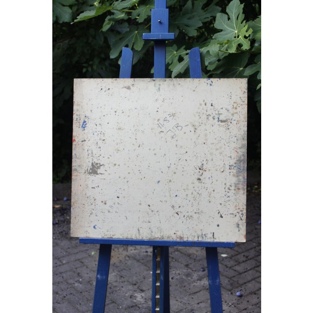 Jean Besnard, Abstract Composition, Oil on Panel, 1983 For Sale - Image 11 of 12