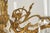 Metal Spanish Rococo Revival Gilt Crystal Chandelier For Sale - Image 7 of 12