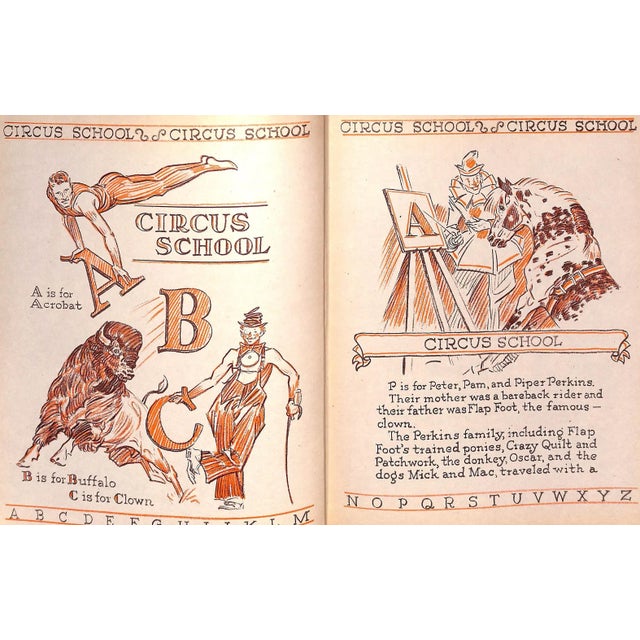 Paper "Circus School" Book 1946 Brown, Paul For Sale - Image 7 of 11