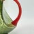 Kjell Engman Kosta Boda "Corfu" by Kjell Engman Art Glass Jug (Green With Orange Handle) Signed #7080512 For Sale - Image 4 of 18