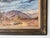 Sky Blue 1970’s Carolyn Kiser “Tucson, Arizona” Impressionist Desert Landscape Oil on Canvas Painting – Wood Framed For Sale - Image 8 of 12