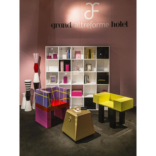 Contemporary Festa Mobile Francis Seat in Powder-Coated Aluminum by Altreforme For Sale - Image 3 of 6