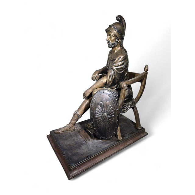 Monumental Roman Bronze Sculpture, 1950 For Sale - Image 13 of 18
