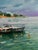 Oil Painting Boat Landing in Front of the Sea Yuriy Suprunchuk For Sale - Image 9 of 11