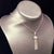 2010s Diamond Tassel Pendant Chain Necklace 18k Gold 0.15 TCW Certified For Sale - Image 5 of 10
