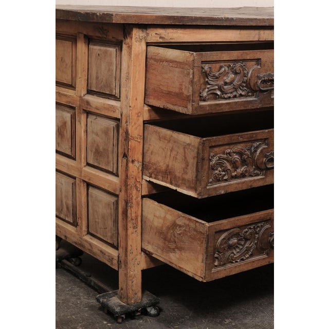 Early 18th C. Italian Robust Baroque Chest For Sale - Image 11 of 11