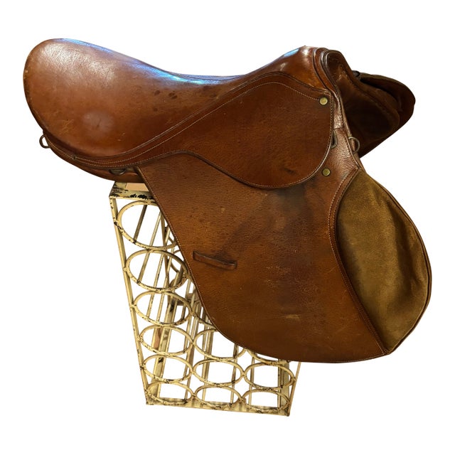 Vintage English Jumping Saddle For Sale