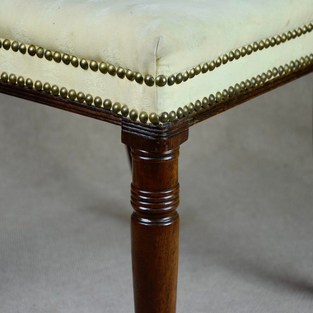 Brown Antique Regency Chairs in Cuban Mahogny, 1820, Set of 8 For Sale - Image 8 of 11